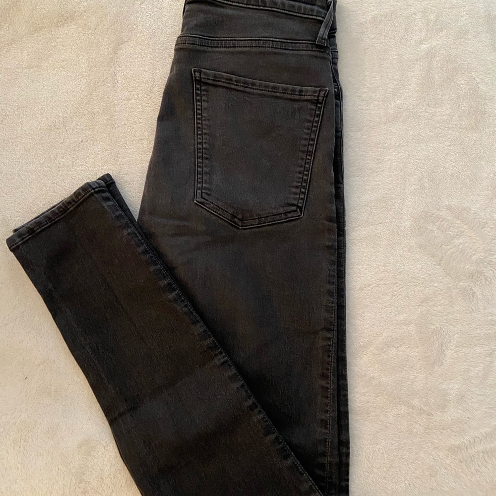 Size 26 Citizens of Humanity black high waist skinny jeans